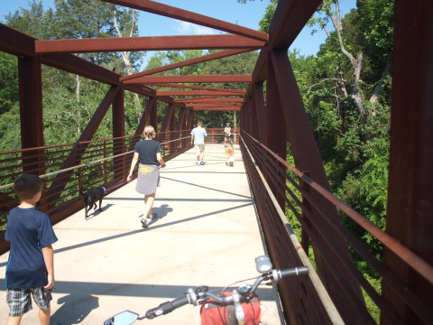 Metal Bridge on Murfreesboro Greenway-02